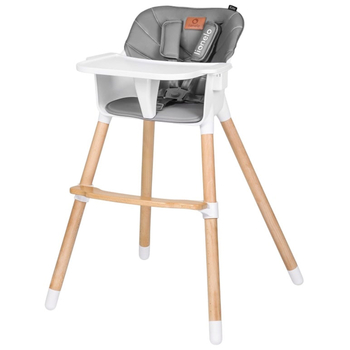 Стільчик для годування Lionelo Koen Grey Stone, сірий - Pampik
