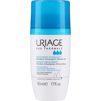 Дезодорант-антиперспірант потрійної сили Uriage, 50 мл - Pampik