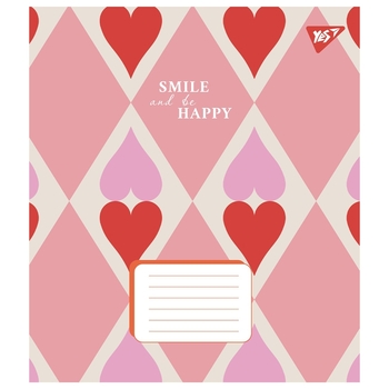 Набір зошитів Yes Smile and be happy А5, в лінійку, 36 аркушів, 15 шт. (767353) - Pampik - 4