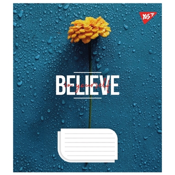 Набір зошитів Yes Believe in yourself А5, в лінійку, 36 аркушів, 15 шт. (767082) - Pampik - 2