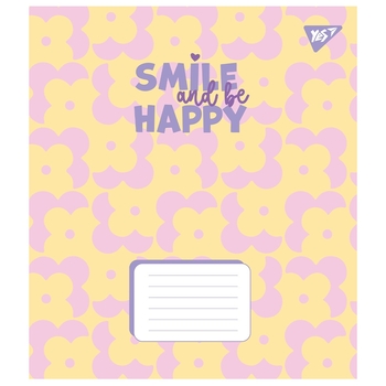 Набір зошитів Yes Smile and be happy А5, в лінійку, 36 аркушів, 15 шт. (767353) - Pampik - 6
