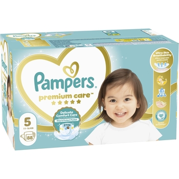 Набір підгузків на липучках Pampers Premium Care 5 (11-16 кг), 176 шт. (2 уп. по 88 шт.) - Pampik - 3