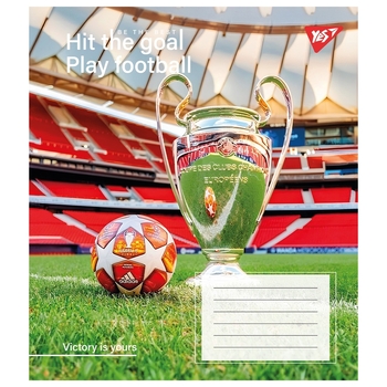 Набір зошитів Yes Hit the goal А5, в клітинку, 48 аркушів, 10 шт. (767371) - Pampik - 6