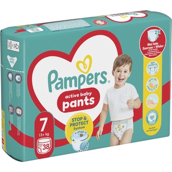 Набір підгузків-трусиків Pampers Active Baby Pants 7 (17+ кг), 76 шт. (2 уп. по 38 шт.) - Pampik - 3