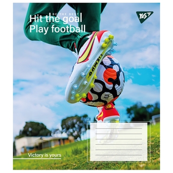 Набір зошитів Yes Hit the goal А5, в клітинку, 48 аркушів, 10 шт. (767371) - Pampik - 4