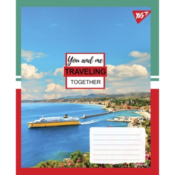 Набір зошитів Yes Travel, A5, в лінію, 96 аркушів, 5 шт. (766131) - Pampik - 4