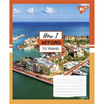 Набір зошитів Yes Travel, A5, в лінію, 96 аркушів, 5 шт. (766131) - Pampik - 3