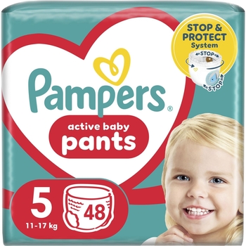 Набір підгузків-трусиків Pampers Active Baby Pants 5 (12-17 кг), 192 шт. (4 уп. по 48 шт.) - Pampik - 2