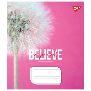 Набір зошитів Yes Believe in yourself А5, в лінійку, 36 аркушів, 15 шт. (767082) - Pampik - 4