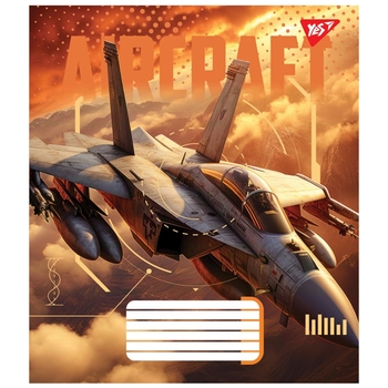 Набір зошитів Yes Aircraft А5, в клітинку, 48 аркушів, 10 шт. (767102) - Pampik - 6