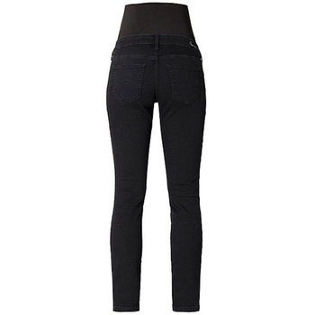 Джинси Queen Mum, трикотажний живіт, р.44, джинс, чорний (88.3385/6070) - Pampik - 2