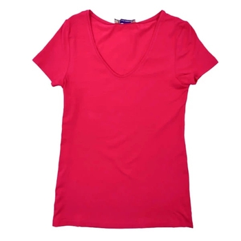 Футболка Queen Mum з V-подібним вирізом, р.44, малиновий (2100.6480/3359) - Pampik