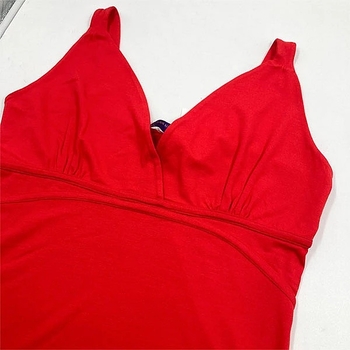 Сукня Queen Mum з рельєфами під грудьми, довга, р.44, червоний (3114.4635/7137) - Pampik - 4