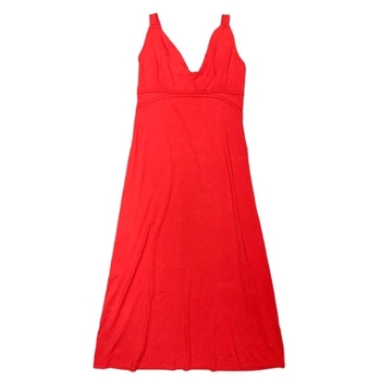 Сукня Queen Mum з рельєфами під грудьми, довга, р.48, червоний (3114.4635/7139) - Pampik