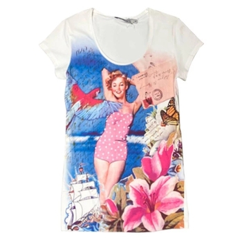 Футболка Queen Mum, р.42, кремовий (4115.6817/10391) - Pampik