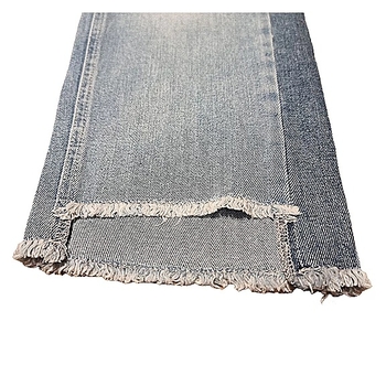 Джинси Noppies укорочені, з потертостями та трикотажною вставкою для живота, р.44, блакитний джинс (S0745/28946) - Pampik - 3