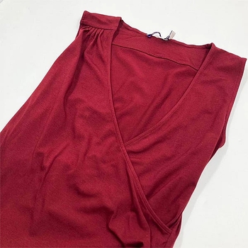 Сукня Queen Mum без рукавів з підрізом, р.46, бордо (4100.4746/15755) - Pampik - 3