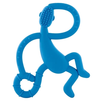 Іграшка-прорізувач Matchstick Monkey Танцююча Мавпочка, 14 см, блакитний (MM-DMT-002) - Pampik - 2