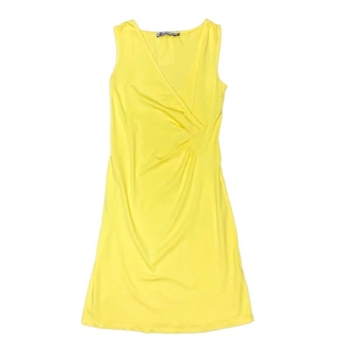 Сукня Queen Mum без рукавів з підрізом, р.42, жовтий (4100.4746/10348) - Pampik