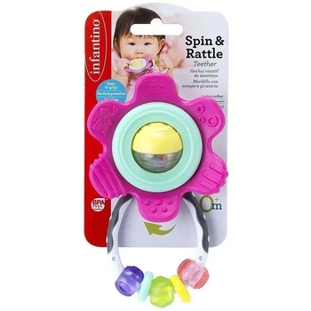 Прорезыватель-погремушка Infantino Цветок (216314I) - Pampik - 2