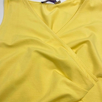 Сукня Queen Mum без рукавів з підрізом, р.42, жовтий (4100.4746/10348) - Pampik - 4