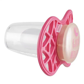 Силіконова симетрична пустушка Nuvita Air55 Cool Good Night, світиться у темряві, 6-12 міс. (NV7085GM) - Pampik - 2