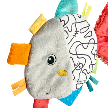 М'яка розвиваюча іграшка-прорізувач Fehn DobabyDoo Рибка (4001998049084) - Pampik - 2