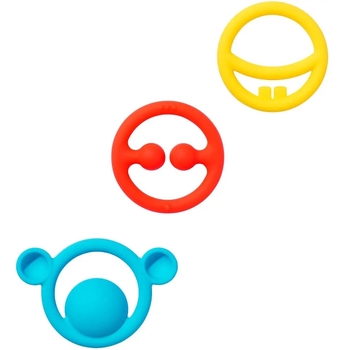 Набор игрушек-прорезывателей Moluk Nigi+Nagi+Nogi Яркие цвета, 3 шт. (43400) - Pampik - 2