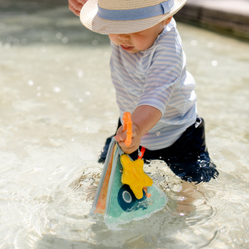 Розвиваюча іграшка-книжка для води Fehn Plansch & Play Субмарина (4001998050110) - Pampik - 5