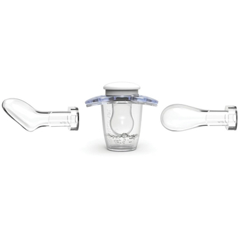 Силиконовая ортодонтическая пустышка Nuvita Air, 0-3 мес., 2 шт. (NV7060Boy) - Pampik - 3