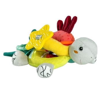 Мягкая развивающая игрушка-прорезыватель Fehn DobabyDoo Активная черепаха (4001998049114) - Pampik