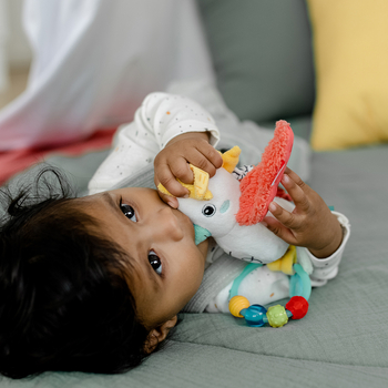 Мягкая развивающая игрушка-подвеска Fehn DobabyDoo Попугай (4001998049060) - Pampik - 6