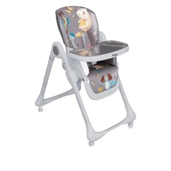 Стілець для годування Bugs Mango Forest Friends, сірий (4823056510882) - Pampik