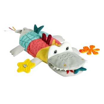 М'яка розвиваюча іграшка-прорізувач Fehn DobabyDoo Крокодил (4001998049183) - Pampik