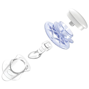 Силиконовая ортодонтическая пустышка Nuvita Air, 0-3 мес., 2 шт. (NV7060Boy) - Pampik - 2