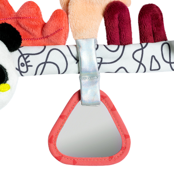 Мягкая развивающая игрушка на коляску Fehn DobabyDoo Панда (4001998049145) - Pampik - 3