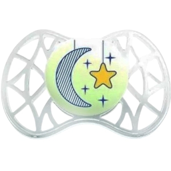 Силіконова ортодонтична пустушка Nuvita Air, світиться у темряві, 6-12 міс., 2 шт. (NV7082) - Pampik - 3