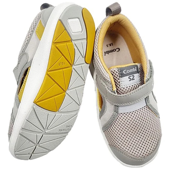 Сандалі ергономічні Combi, 18,5 см, сірий з жовтим (118005/33373) - Pampik - 6