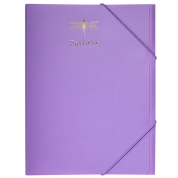 Папка на гумках Buromax Favourite Pastel А4, бузкова (BM.3954-26) - Pampik