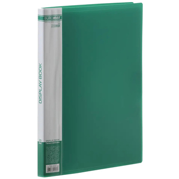 Папка файлами Buromax Jombax А4, 20 файлов, зеленый (BM.3605-04) - Pampik