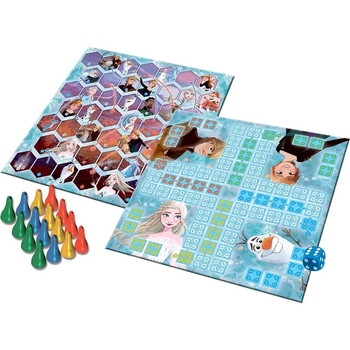 Настільна гра Trefl 2-в-1 Лудо та Сходи Дісней Крижане серце 2 (2068) - Pampik - 2