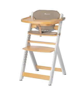 Стульчик для кормления с вкладышем Bebe Confort Timba Light Wood/Beige (2771073210) - Pampik