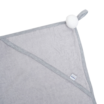 Полотенце-уголок Twins Smurf, 100x100 см, серый (1510-RTS-10) - Pampik - 2