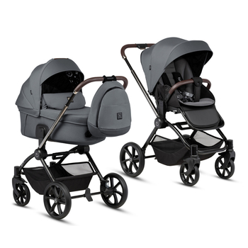 Універсальна коляска 2 в 1 Tutis GIO+ Grigio (1552133) - Pampik