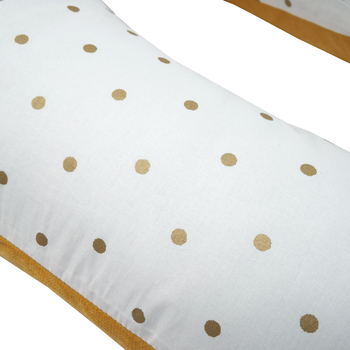 Подушка для вагітних Twins Velvet, 160 см, жовтий (1203-TV-05) - Pampik - 3