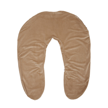 Чохол на подушку для вагітних Twins Velvet, 190х35 см, пудровий рожевий (1203-CTV-24) - Pampik - 3