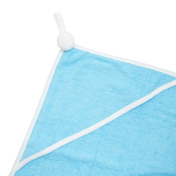 Полотенце-уголок Twins Smurf, 100x100 см, голубой (1510-RTS-337) - Pampik - 2