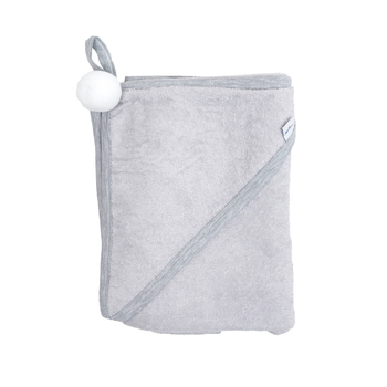 Полотенце-уголок Twins Smurf, 100x100 см, серый (1510-RTS-10) - Pampik