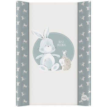 Повивальна дошка Ceba Baby Basic Friends, 50x70 см, білий з блакитним (W-216-000-730) - Pampik