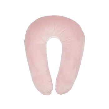 Подушка для вагітних Twins Velvet, 160 см, пудровий рожевий (1203-TV-24) - Pampik